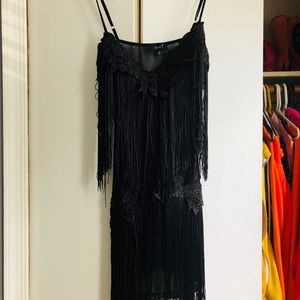Fringe Mini Dress